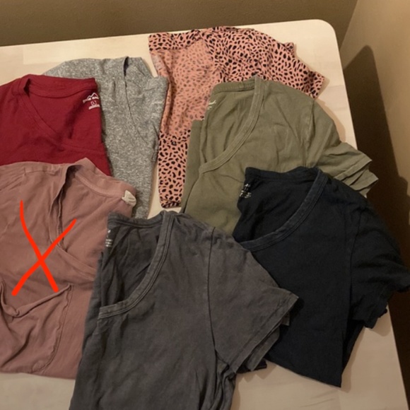 PINK Victoria's Secret Tops - 6 Loose Fitting TShirts. All size Large.